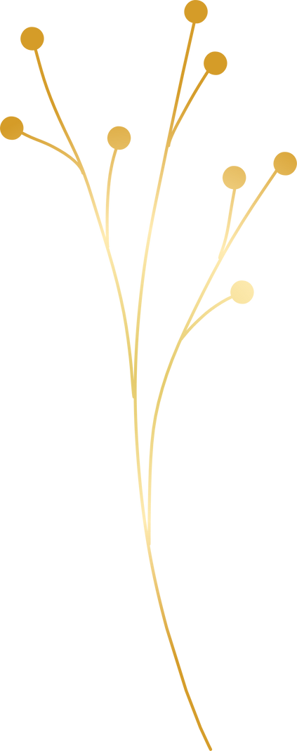 Gold Leaves Illustration